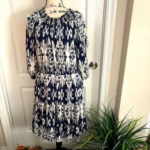 Chelsea & Theodore Elegant Patterned Dress